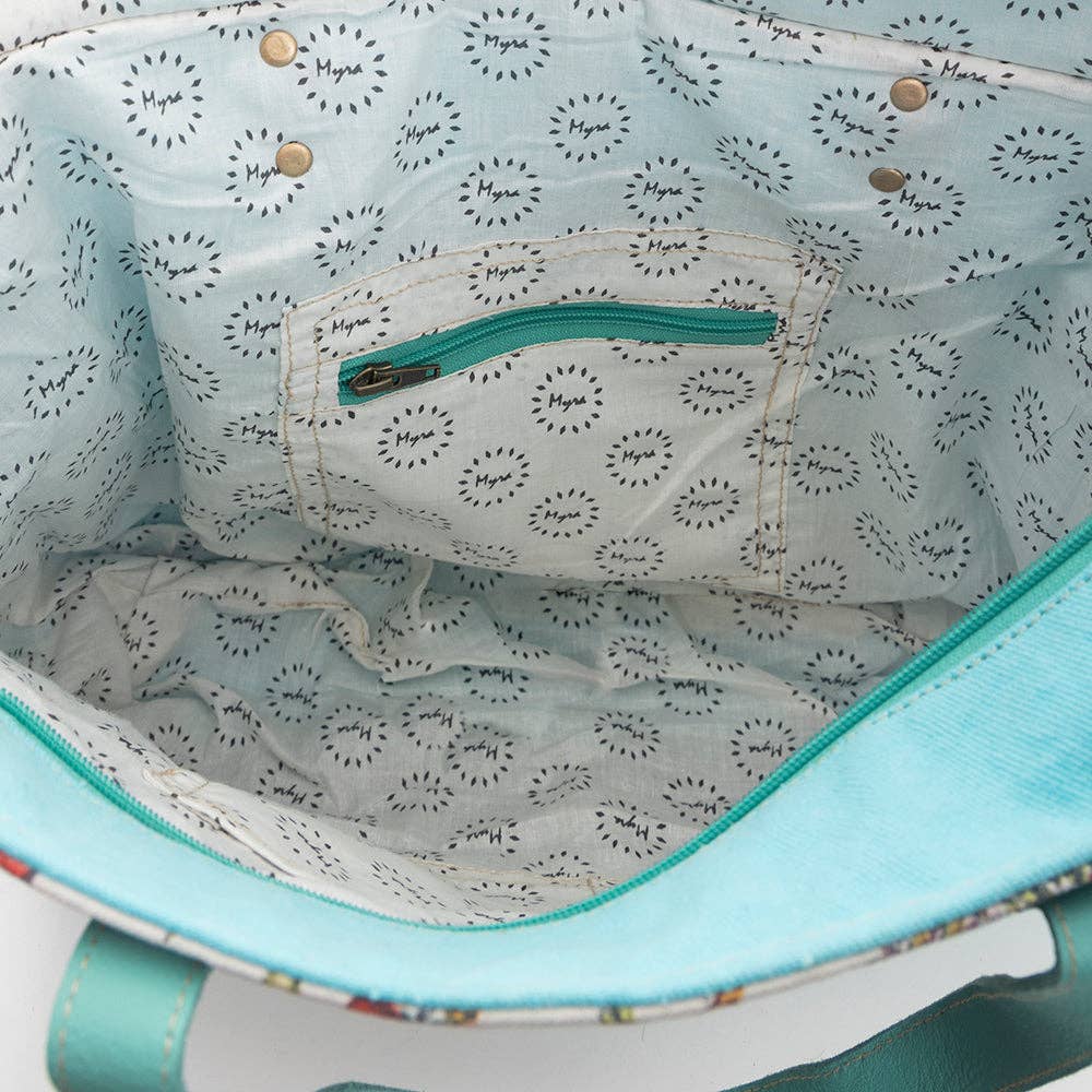 Mariposa Small Weekender Bag: Bright Turquoise