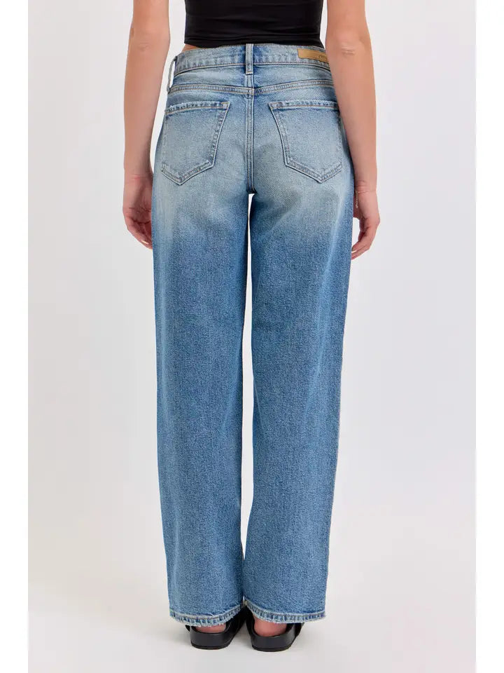 Mid-Rise Dad Jeans