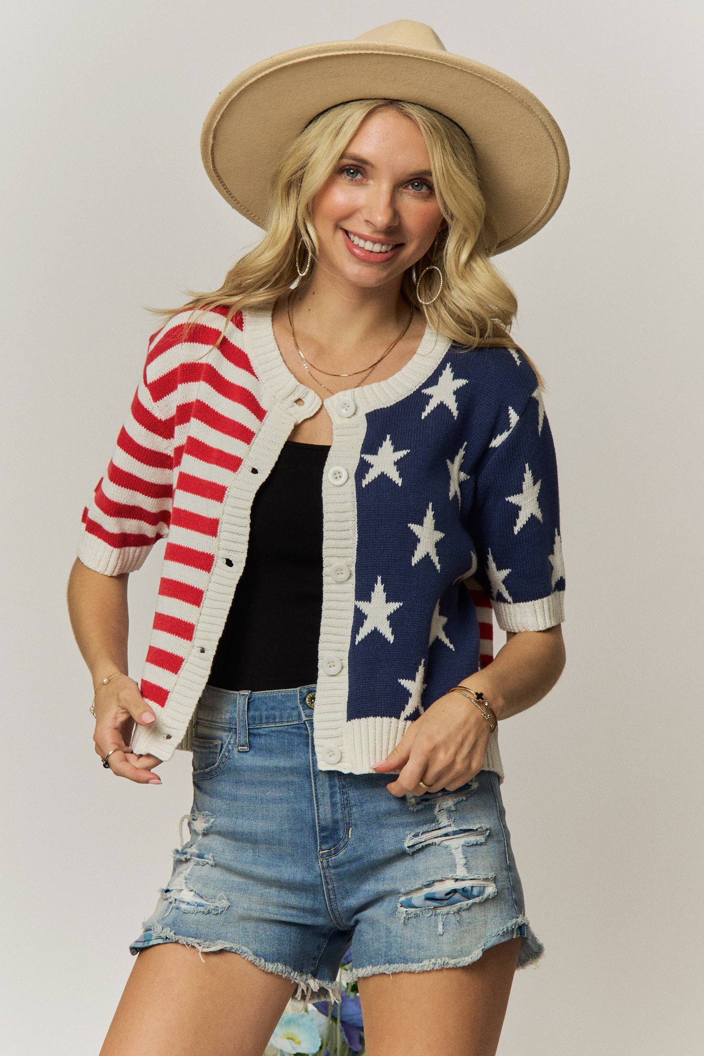 American Flag Sweater