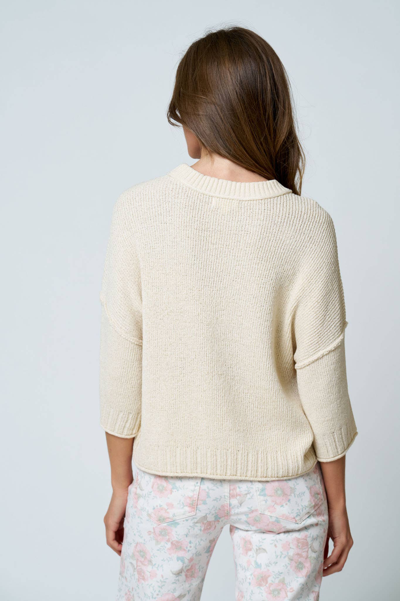 Raw Edge Everyday Knit - Natural