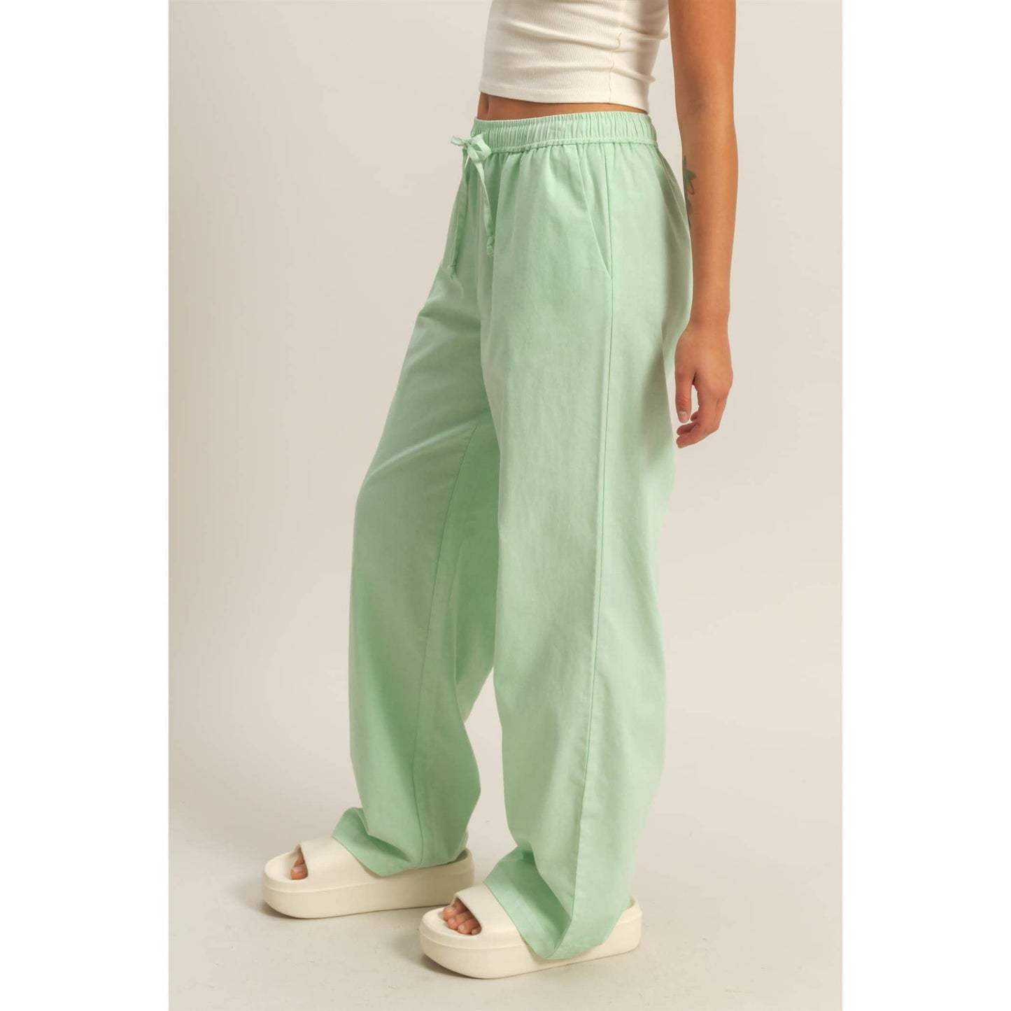 Mint Willow Drawstring Pants