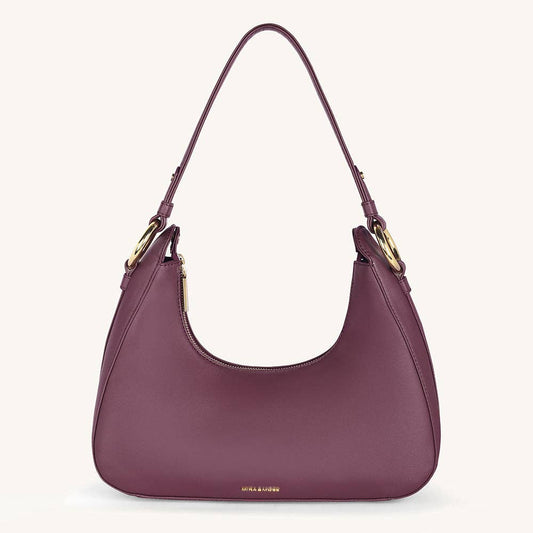 Mira & Moss Ava Shoulder Bag - Plum