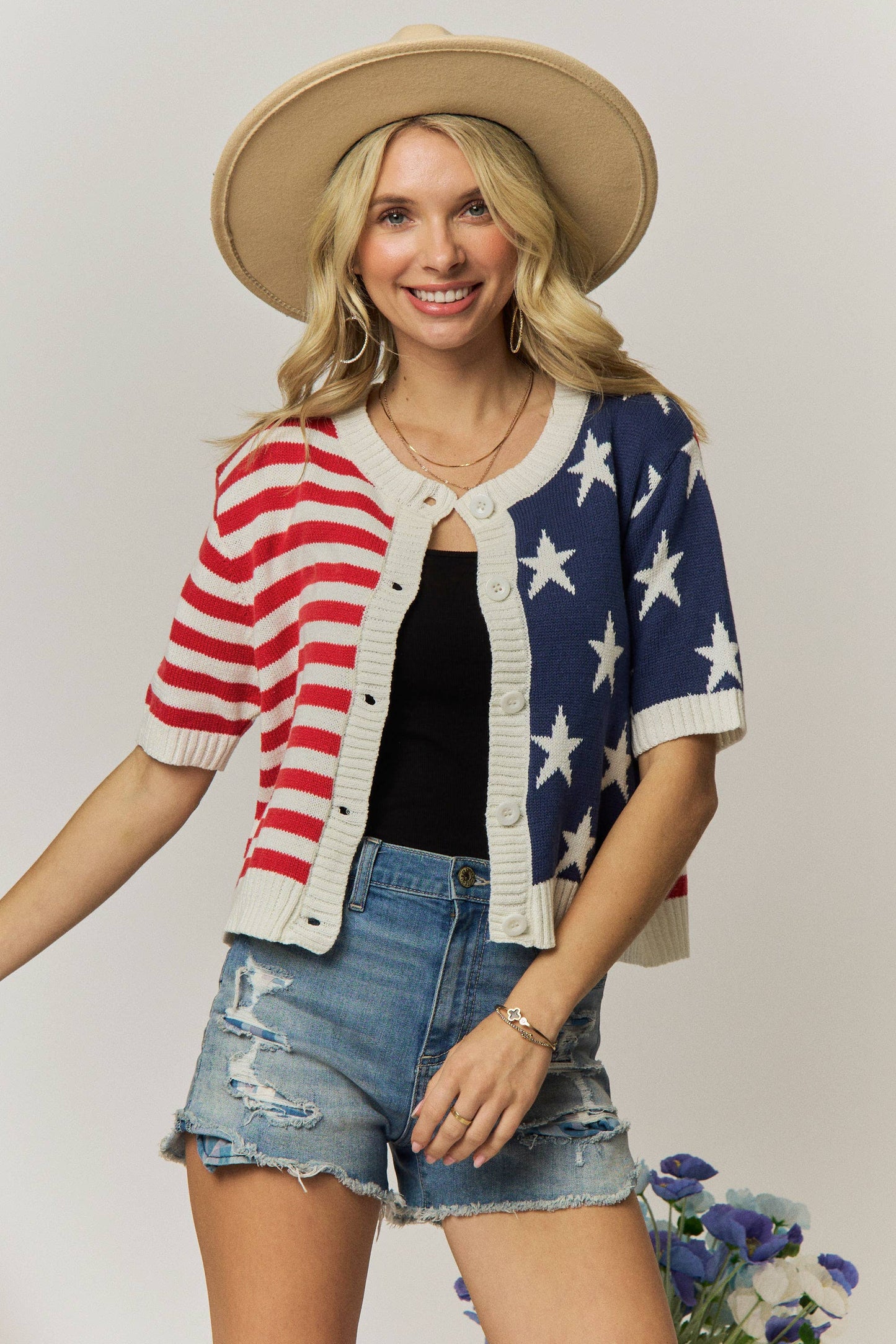 American Flag Sweater