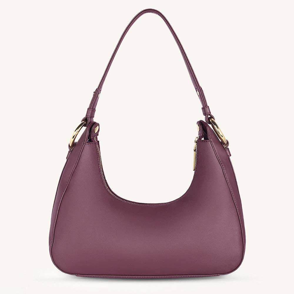 Mira & Moss Ava Shoulder Bag - Plum