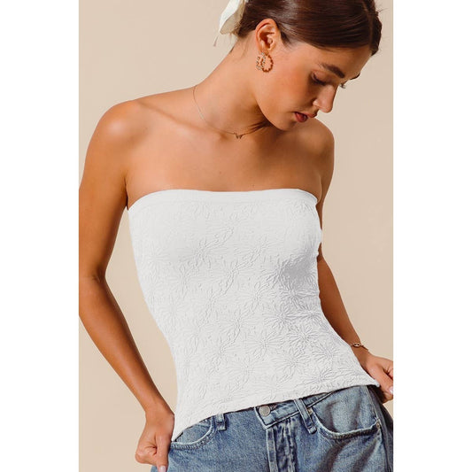 Heartbreaker Tube Top - Ivory
