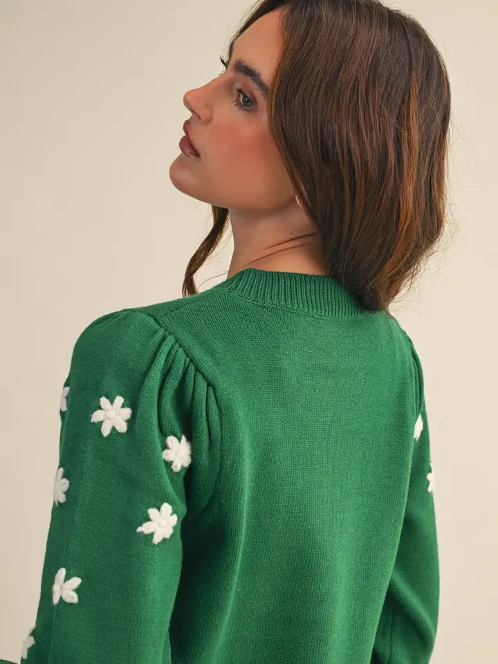 Holly Jolly Blossom Sweater