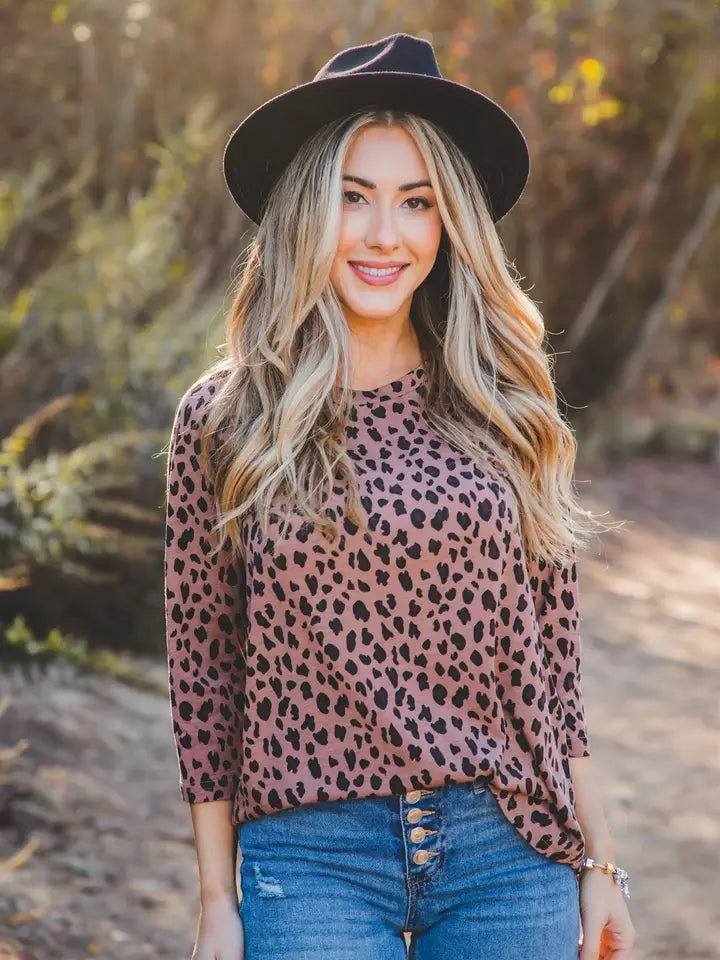 Animal Print Top