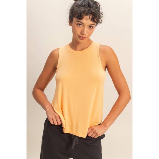 Simple Comfort Tank - Apricot