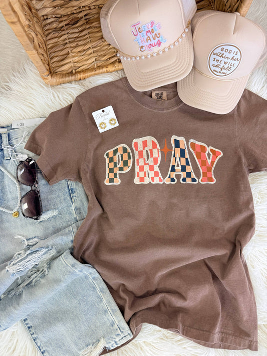 Pray (Checkered Filled) Tee