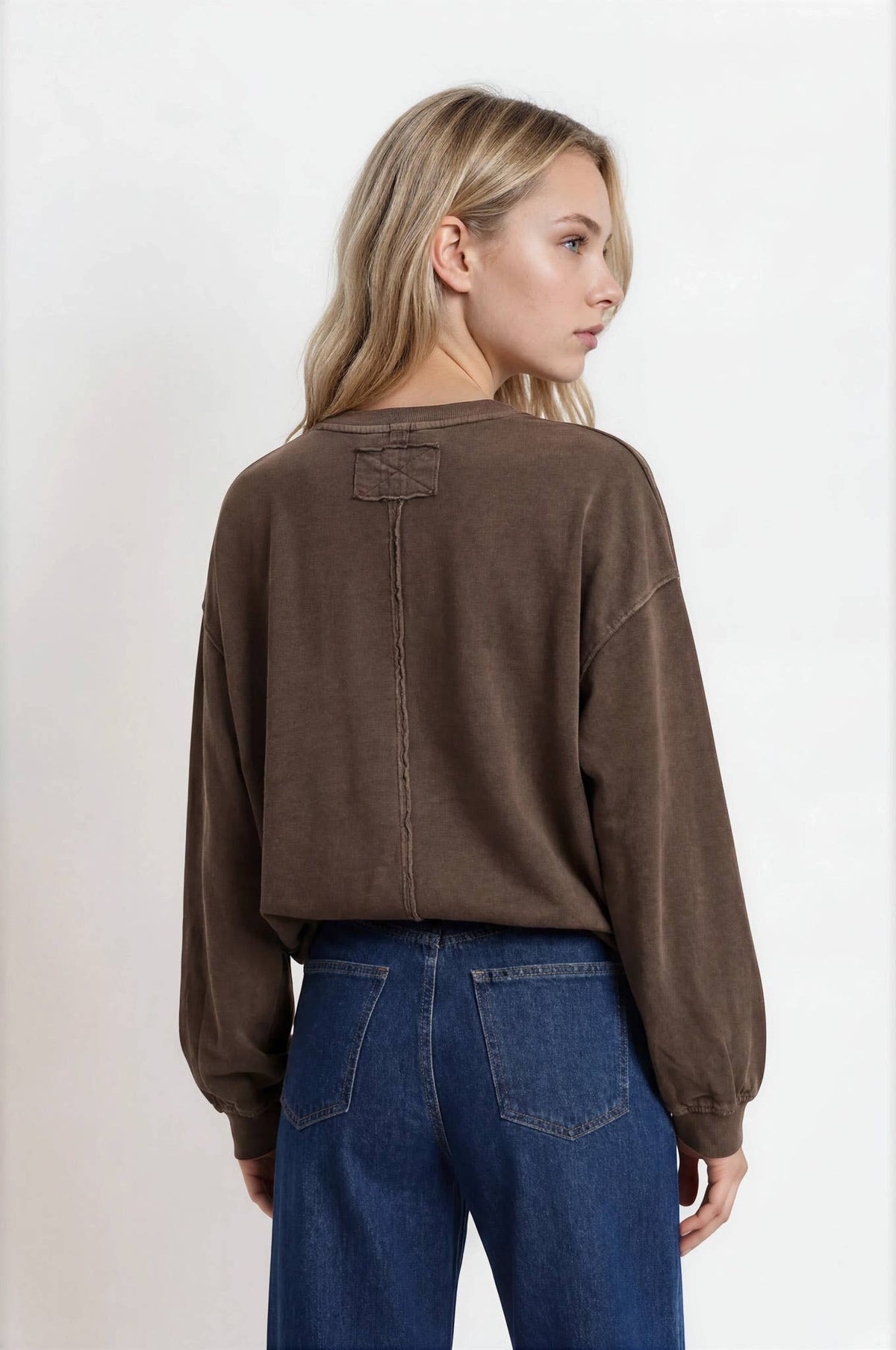 Soft Marbled Top - Chocolate