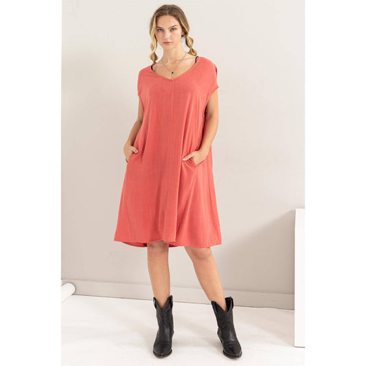 Sandy’s Linen Midi Dress
