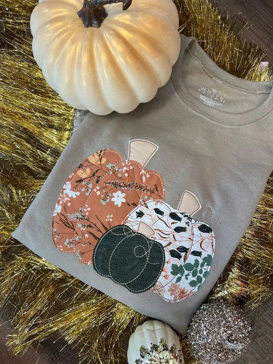 Pumpkin Patch Floral Tee