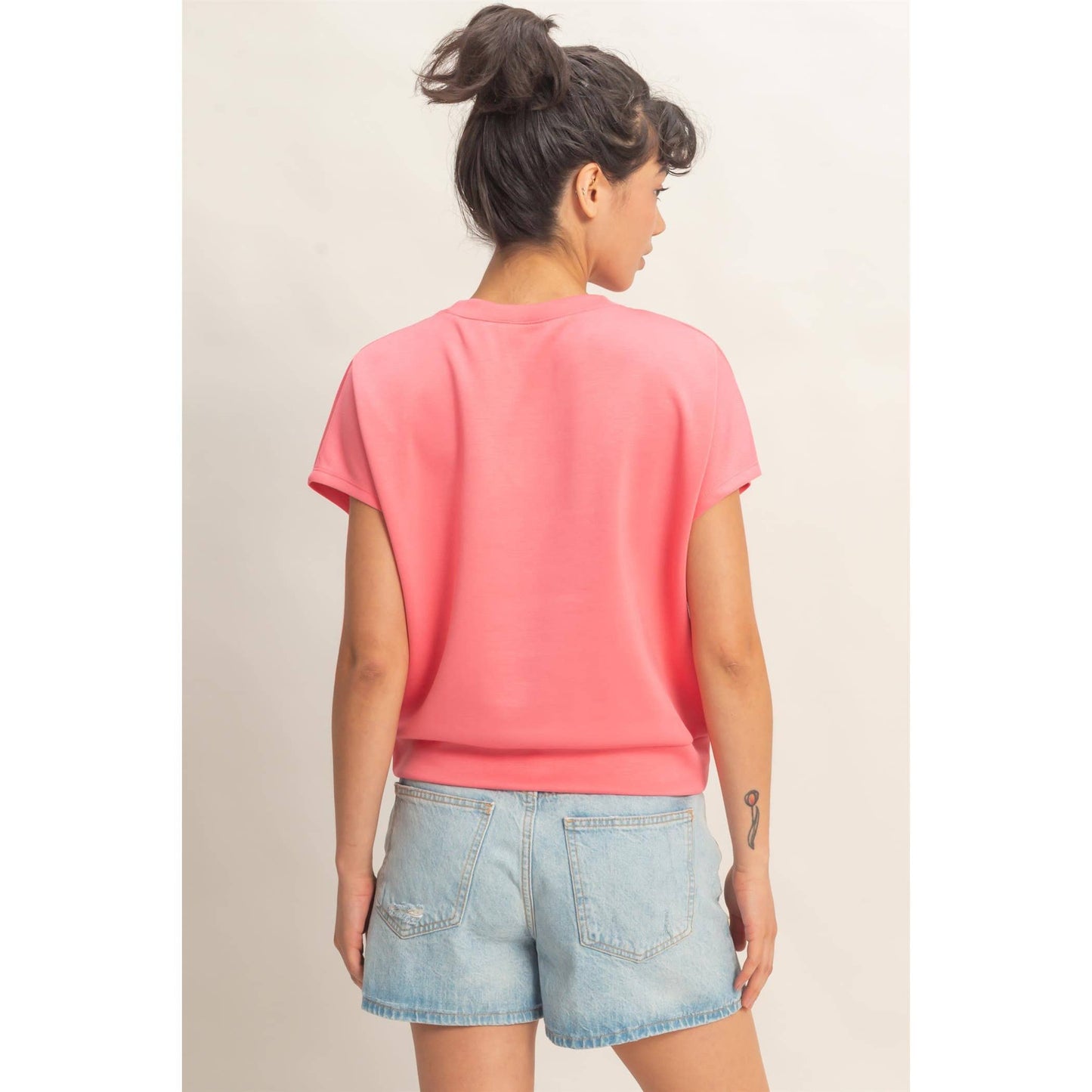 Tammy’s Short Sleeve Crewneck - Pink