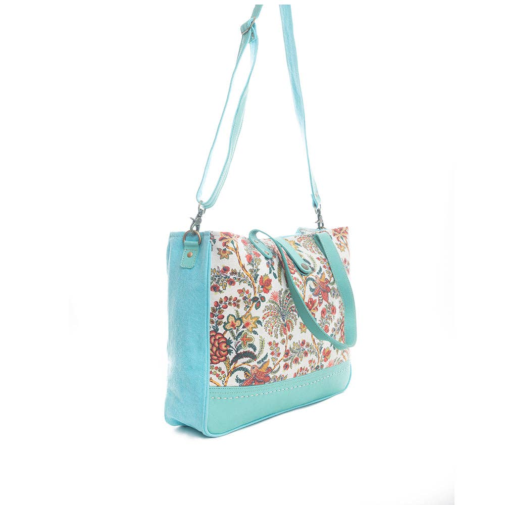 Mariposa Small Weekender Bag: Bright Turquoise