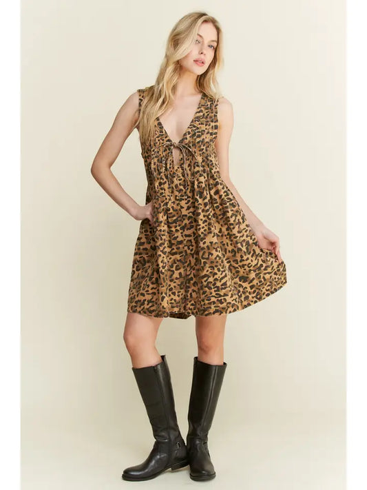 Leopard Print Romper