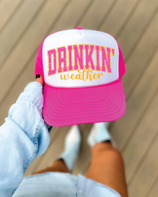 Drinkin' Weather Trucker Hat