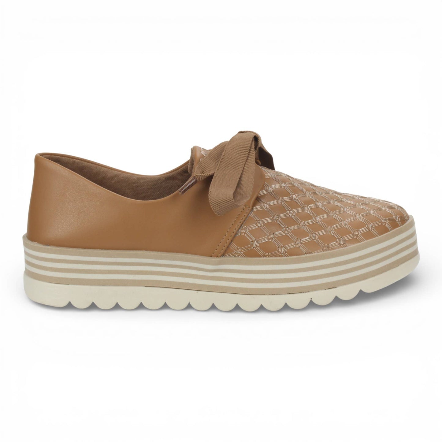 Lace up Sneakers Camel