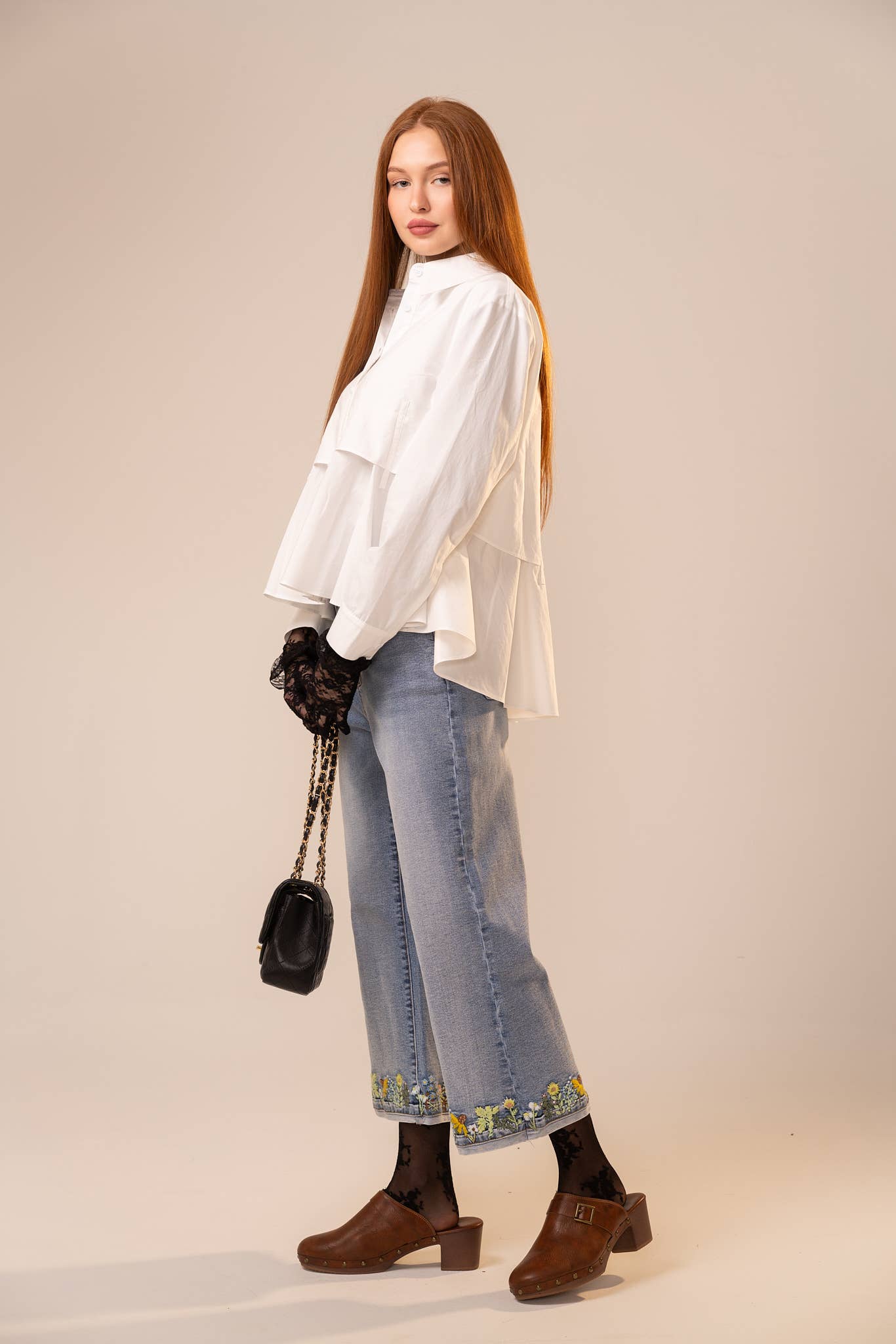 Spring Blooms Jeans