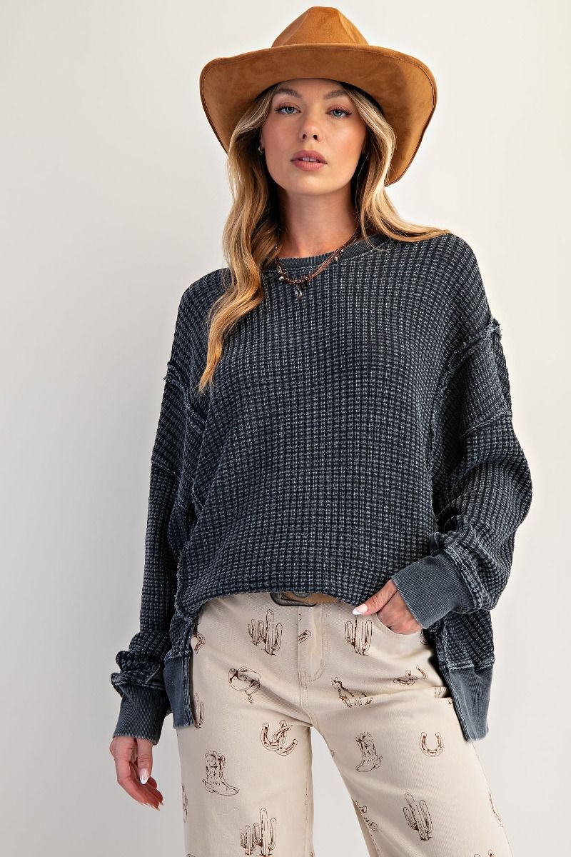 Mineral Wash Thermal - Black