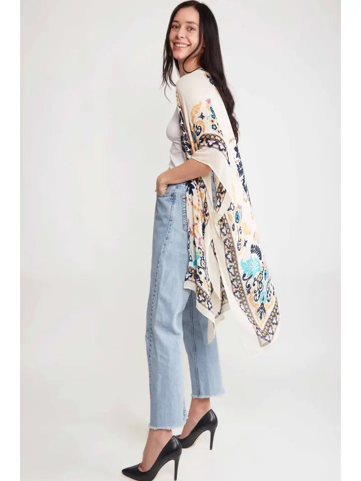 Jasmine's Printed Kimono