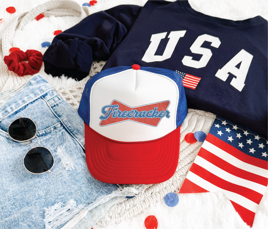 Firecracker Trucker Hat