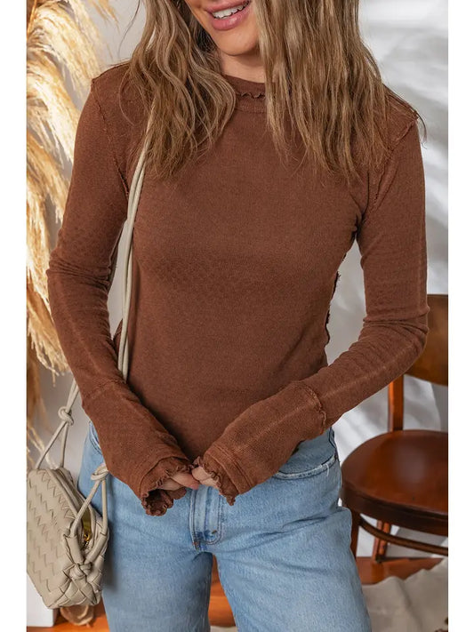 Cinnamon Brown Longsleeve