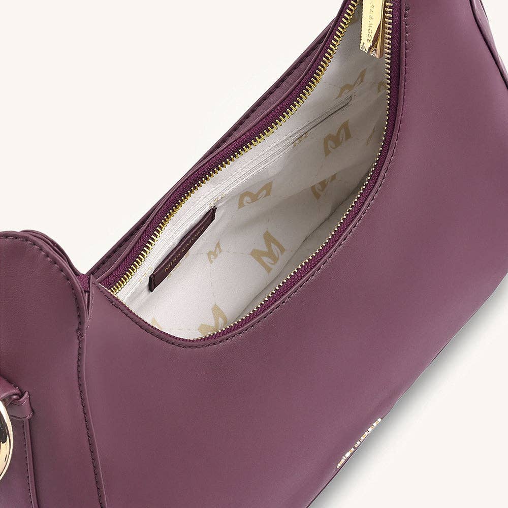 Mira & Moss Ava Shoulder Bag - Plum