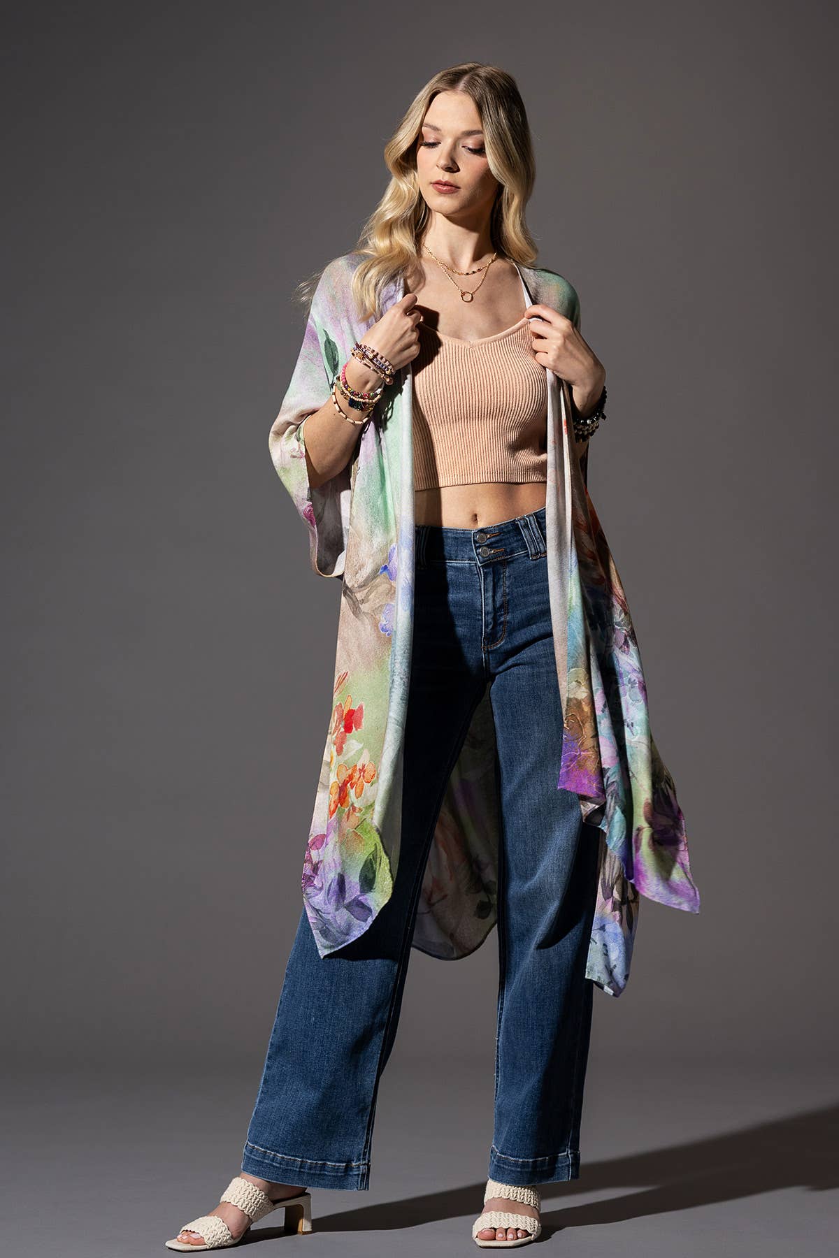 Spring Watercolors Kimono