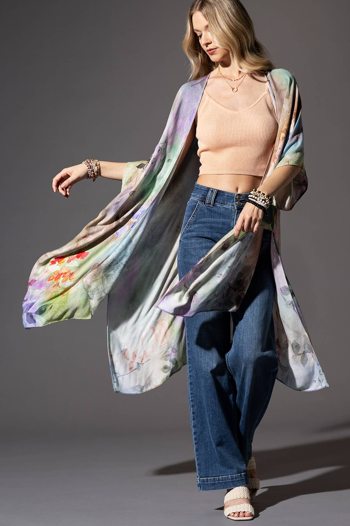 Spring Watercolors Kimono