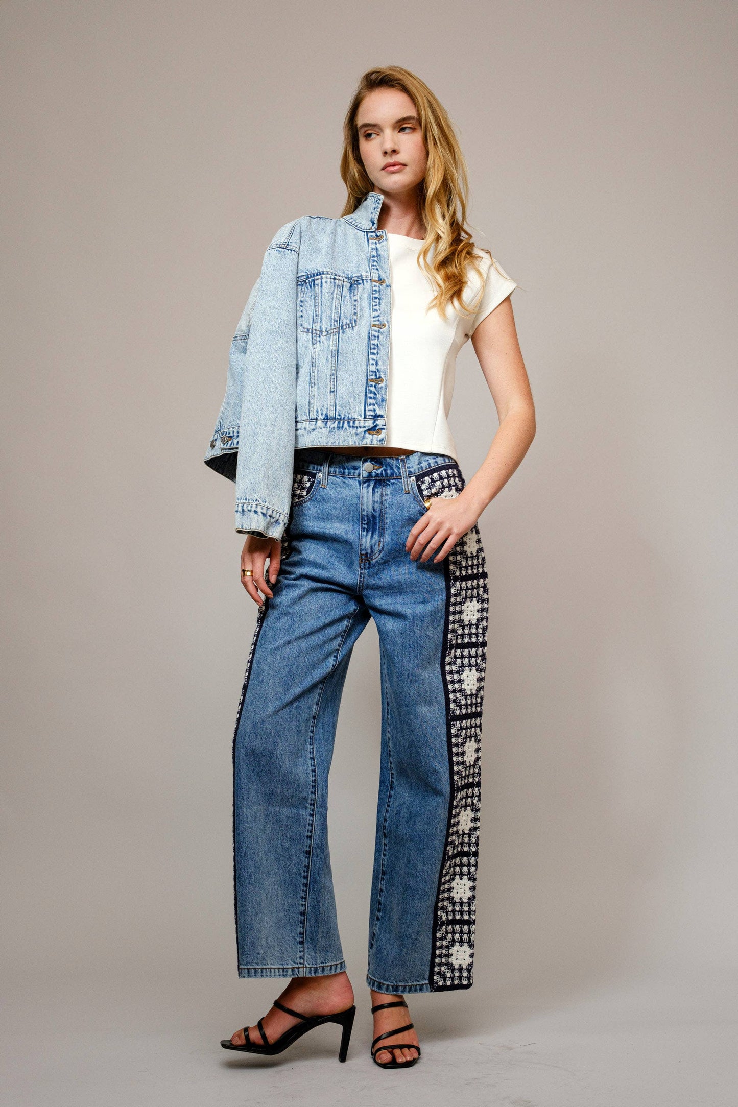 Side Crochet Denim
