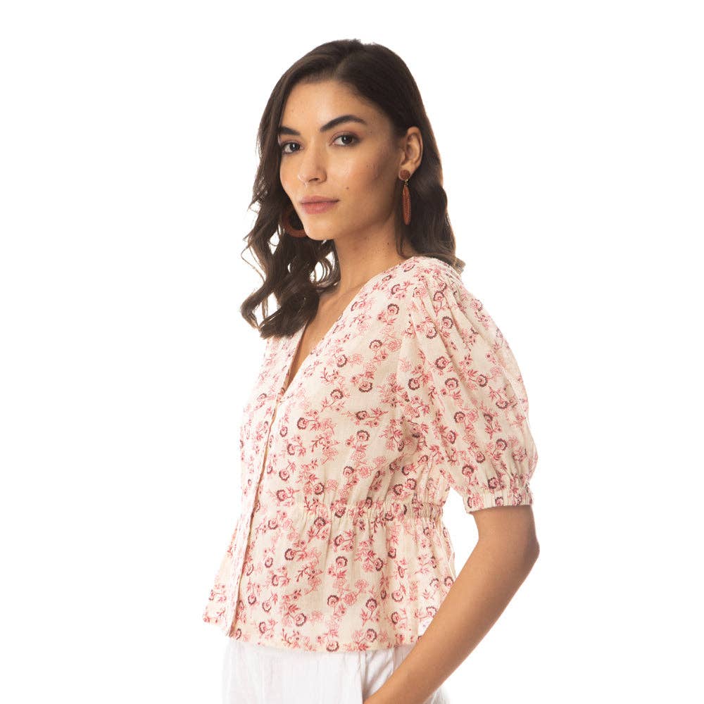 Cherry Blossom Crop Top