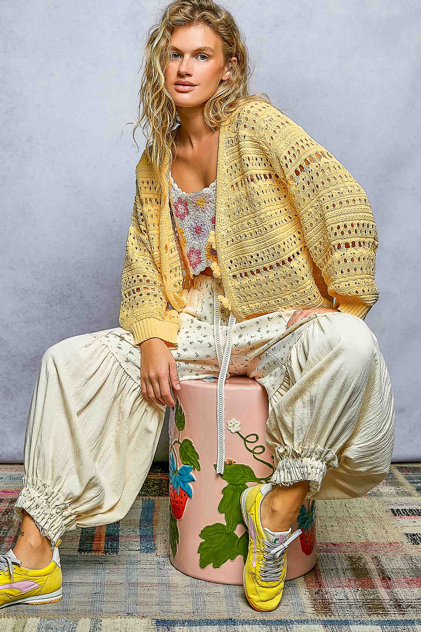 Bloom & Button Knit Cardigan