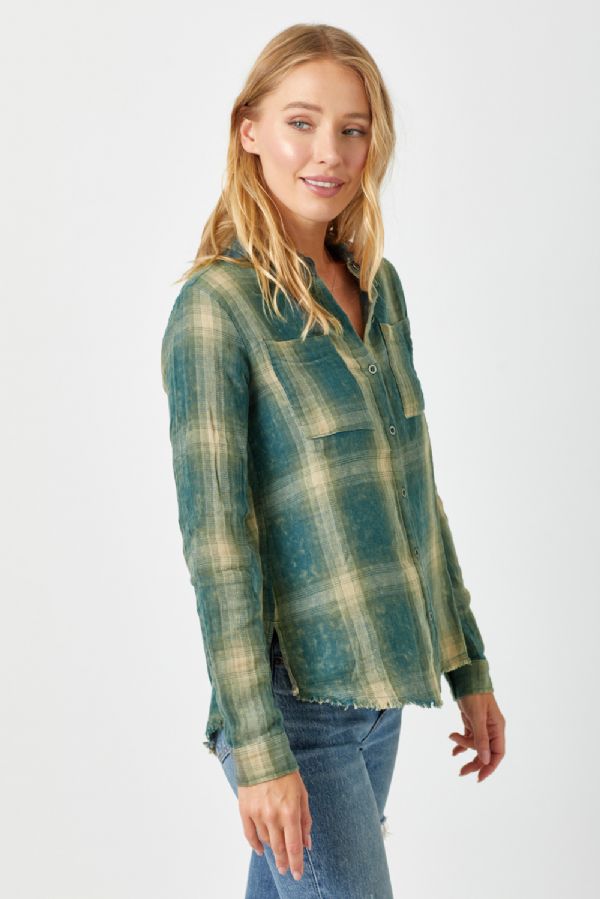 Cara's Washed Cactus Flannel