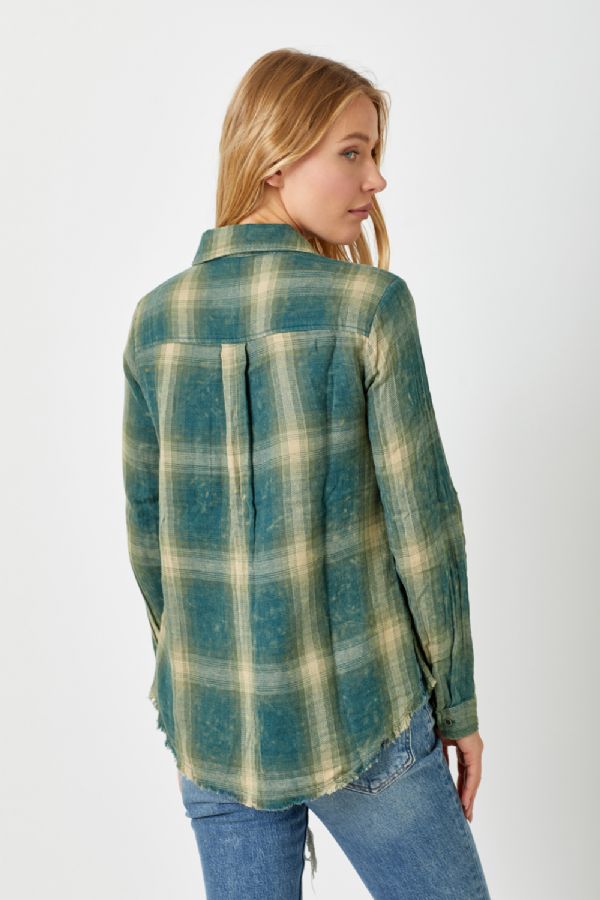 Cara's Washed Cactus Flannel