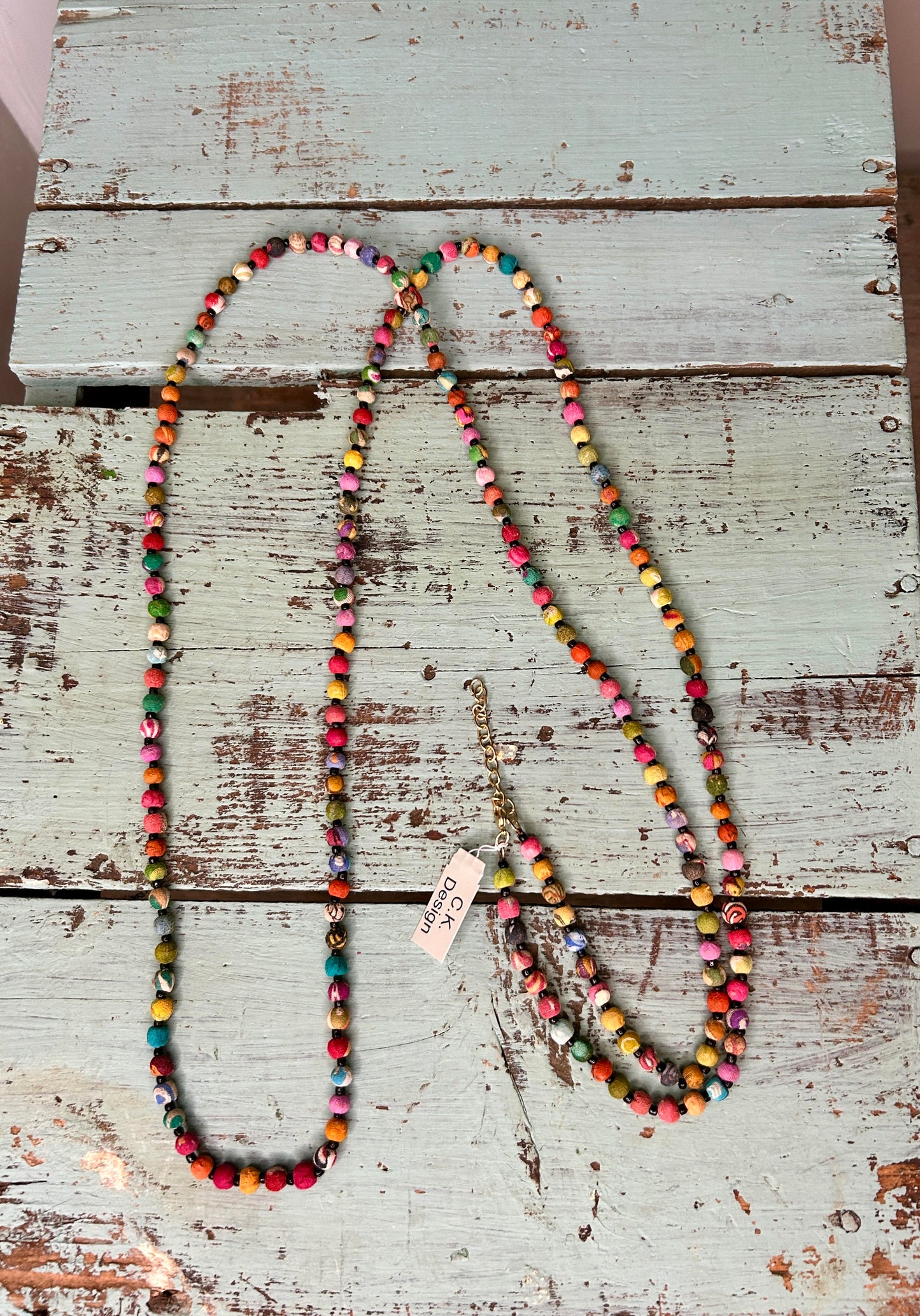 Megan's Long Beaded Necklace