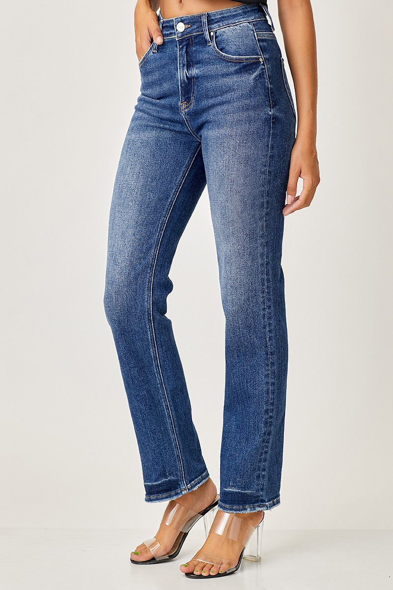 Midrise Slim Relaxed Straight Jean