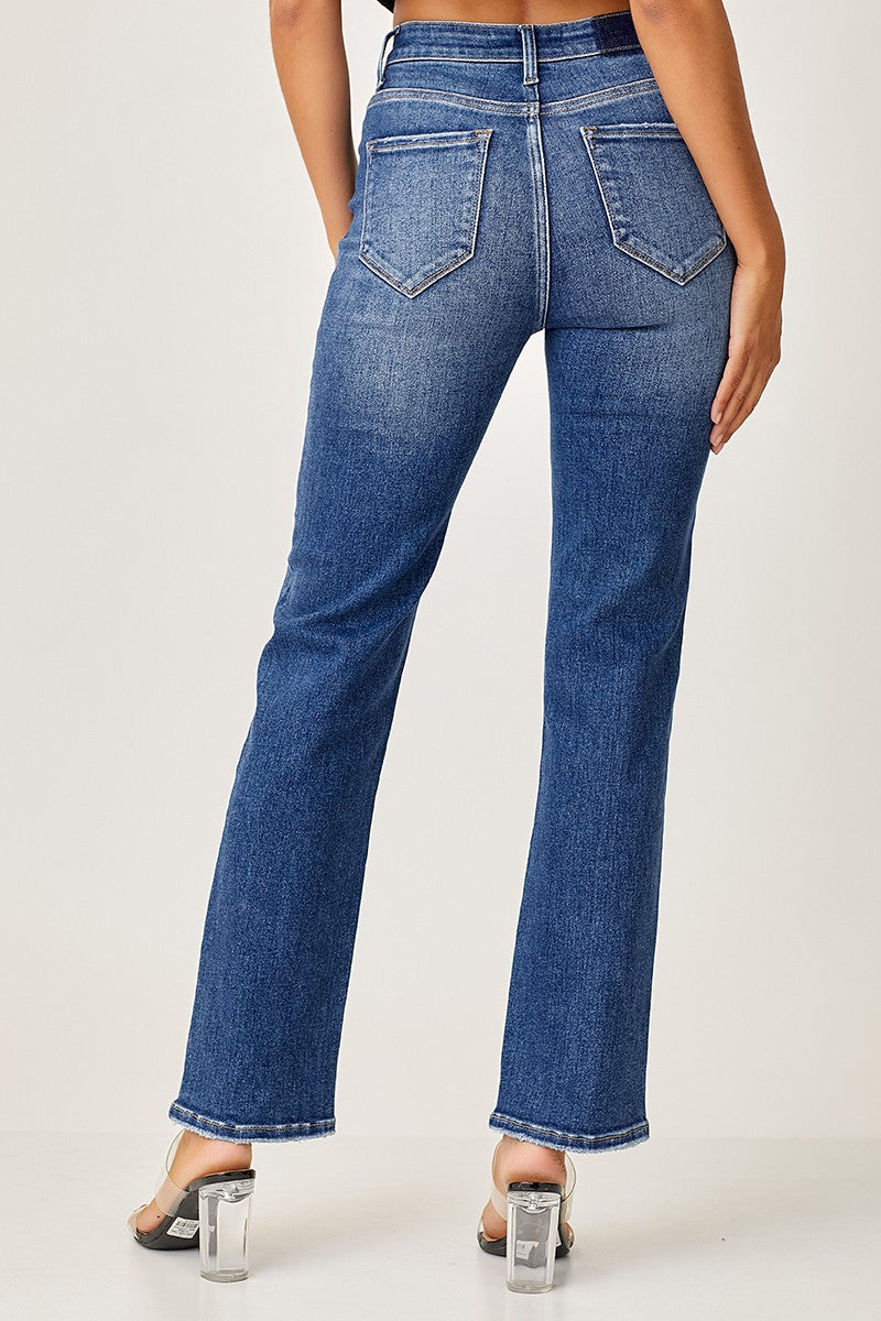 Midrise Slim Relaxed Straight Jean