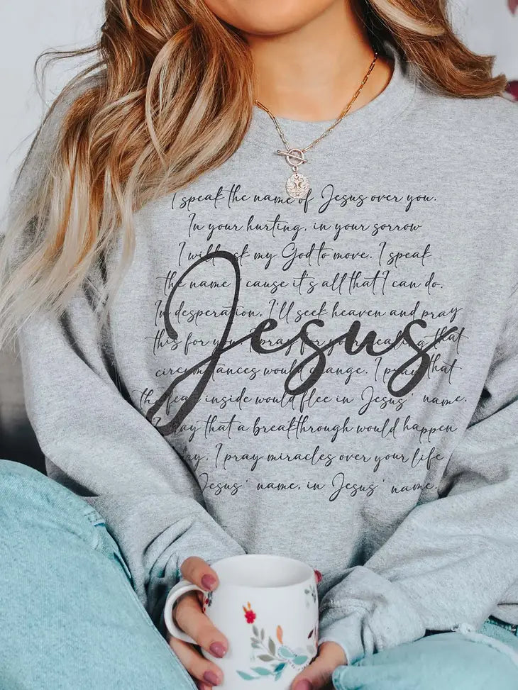 "Jesus" Crewneck Sweatshirt