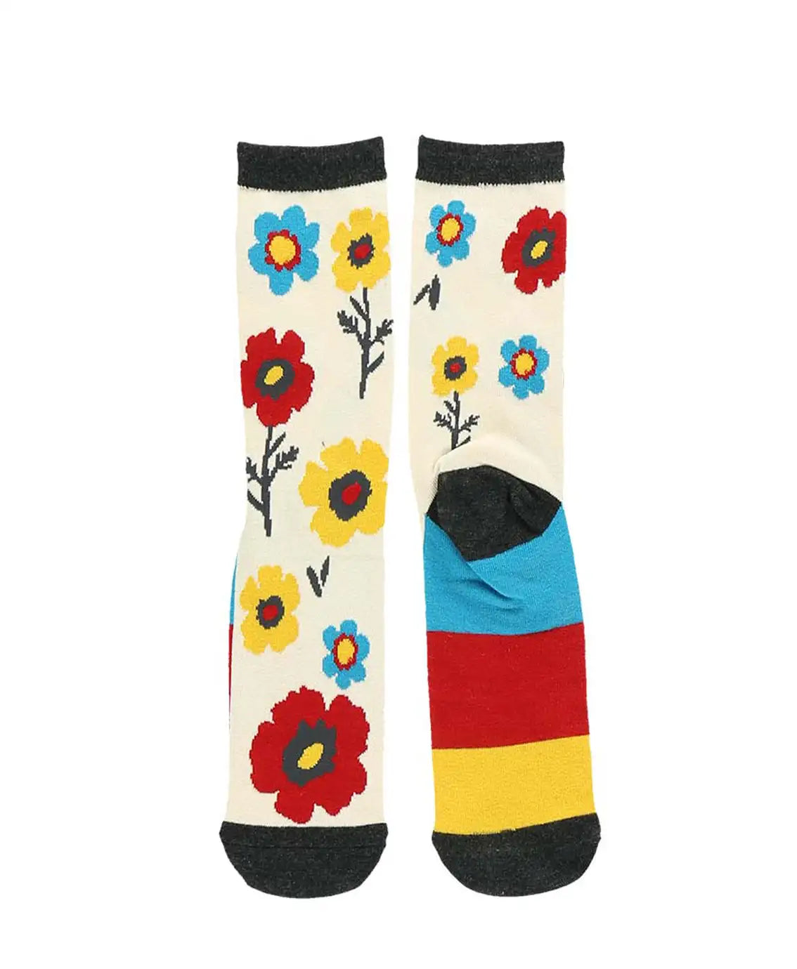 Rise & Shine Floral Crew Socks