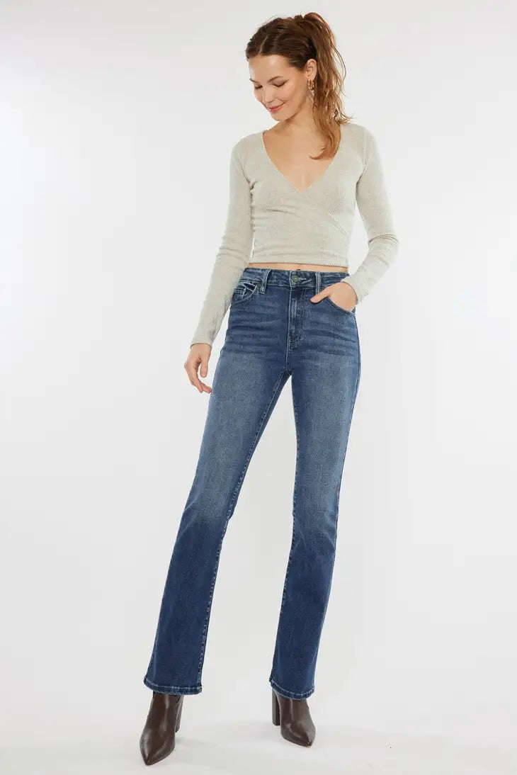 Skinny bootcut Denim Jeans