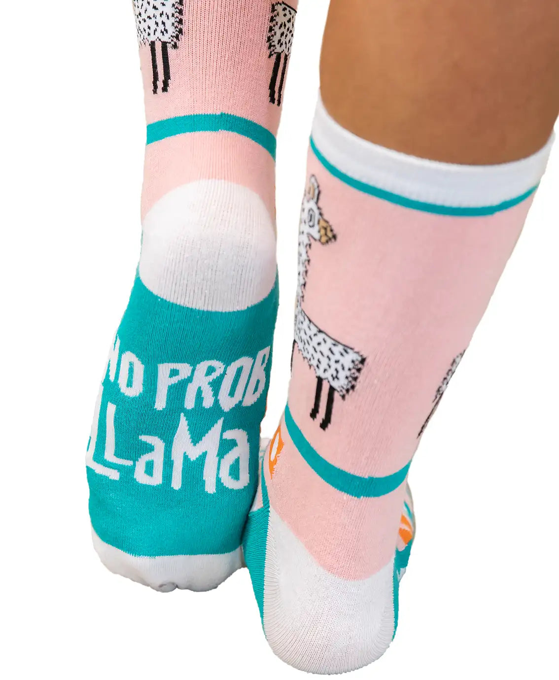 No Prob Llama Crew Socks